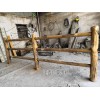 水泥仿木欄桿噴漆上色制作，仿木護欄刷漆工藝要點