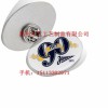 銅沖壓上色徽章、金屬紀念章、橢圓形胸標定做