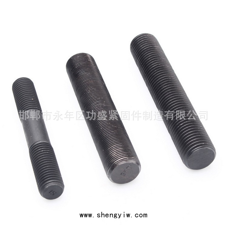 廠家直銷 m10高強(qiáng)度雙頭螺栓 碳鋼8.8級雙頭螺絲 貨源充足示例圖6